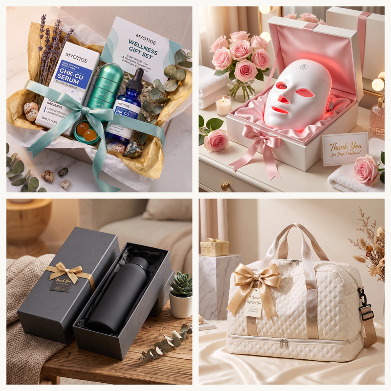 MYOTIDE 6-month Box 2 gift set: serum, Day-Pod, mask, bottle and Go-Bag