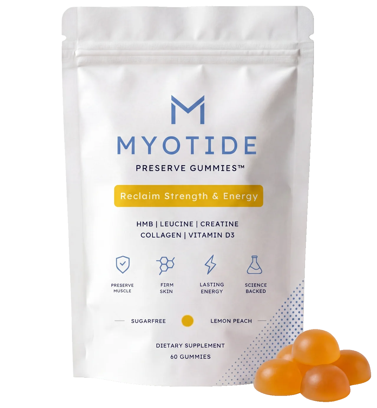 MYOTIDE Preserve Gummies Pouch
