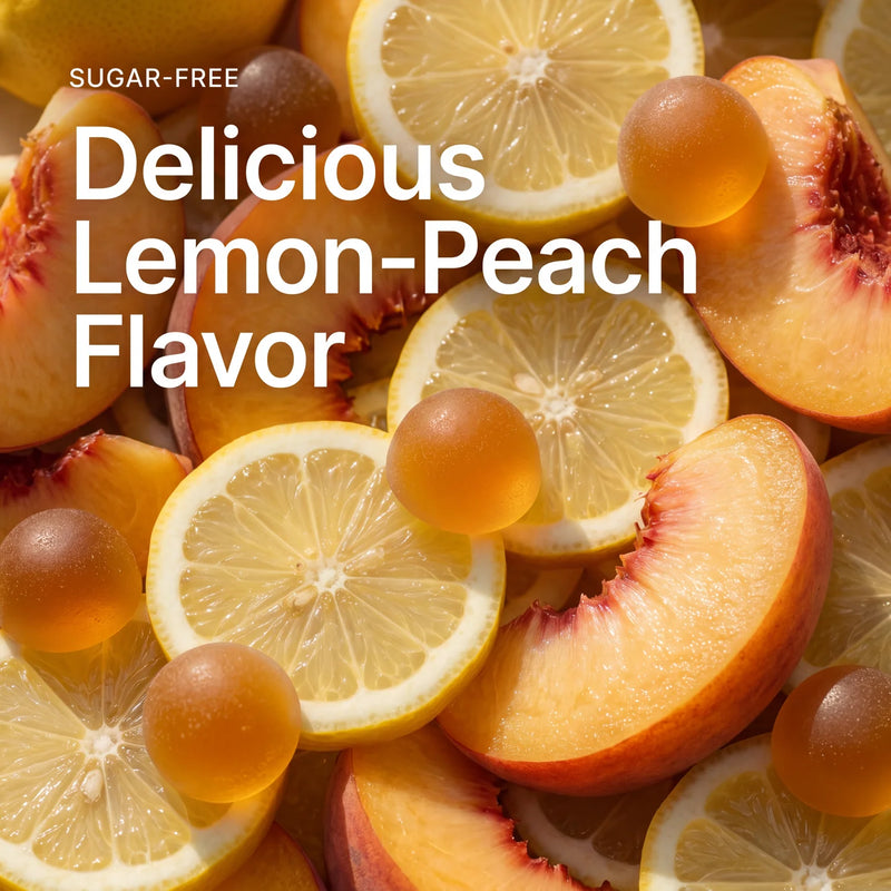 Lemon-peach flavor